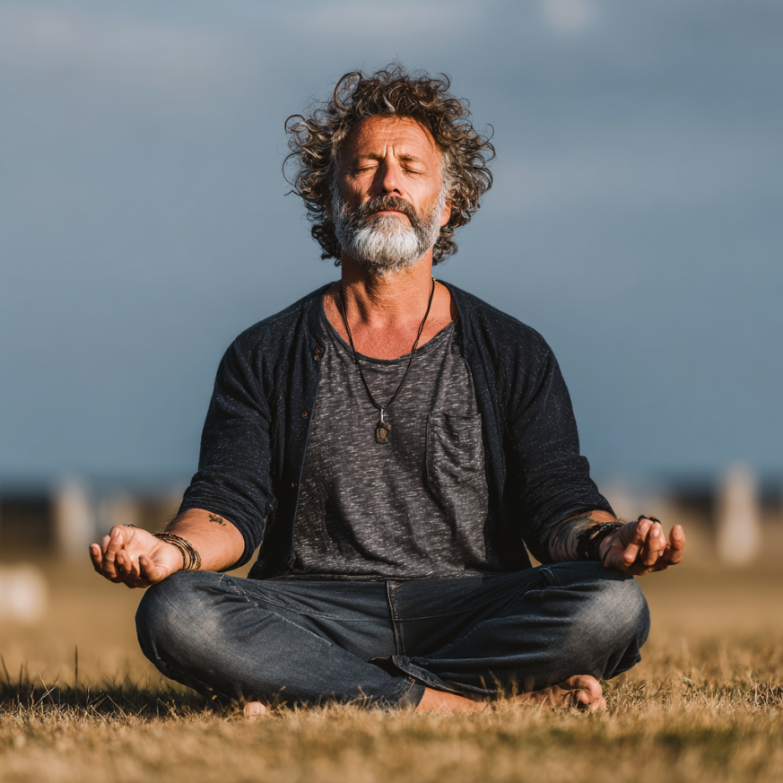 Групове заняття йогою для літніх